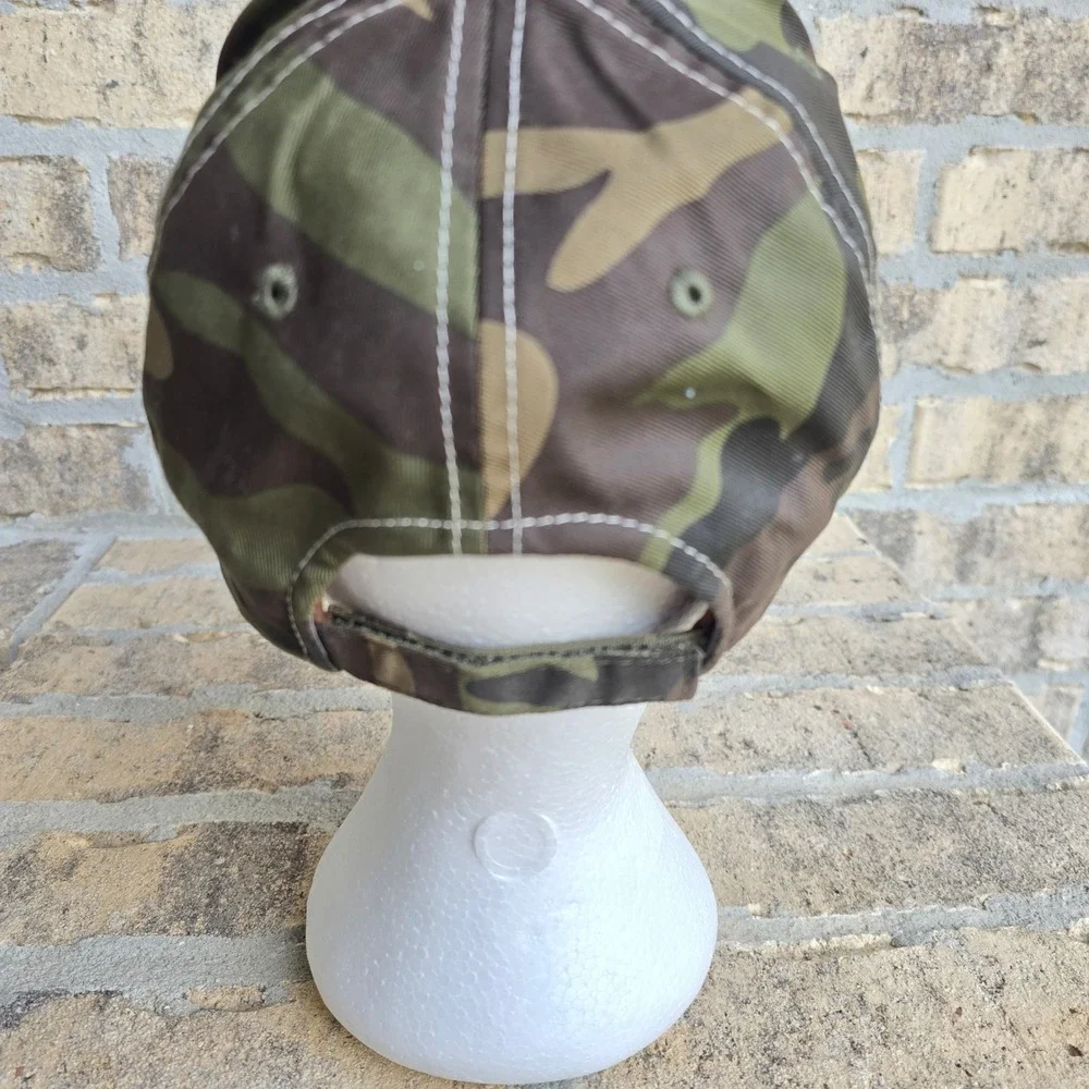 Ole Miss Rebels Baseball Cap Tan Camo Logo Russell Athletic Men